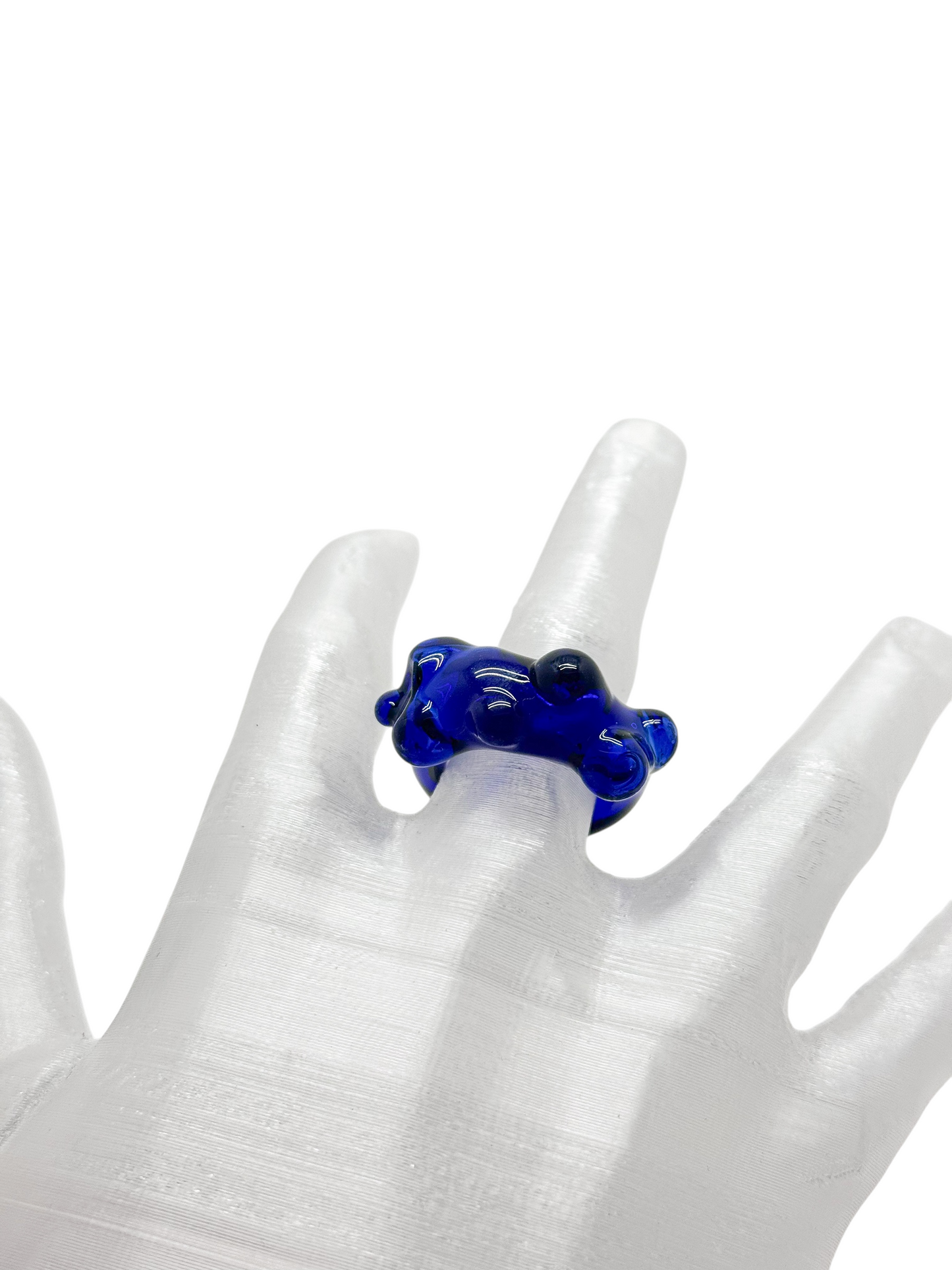 anillo vidrio lava