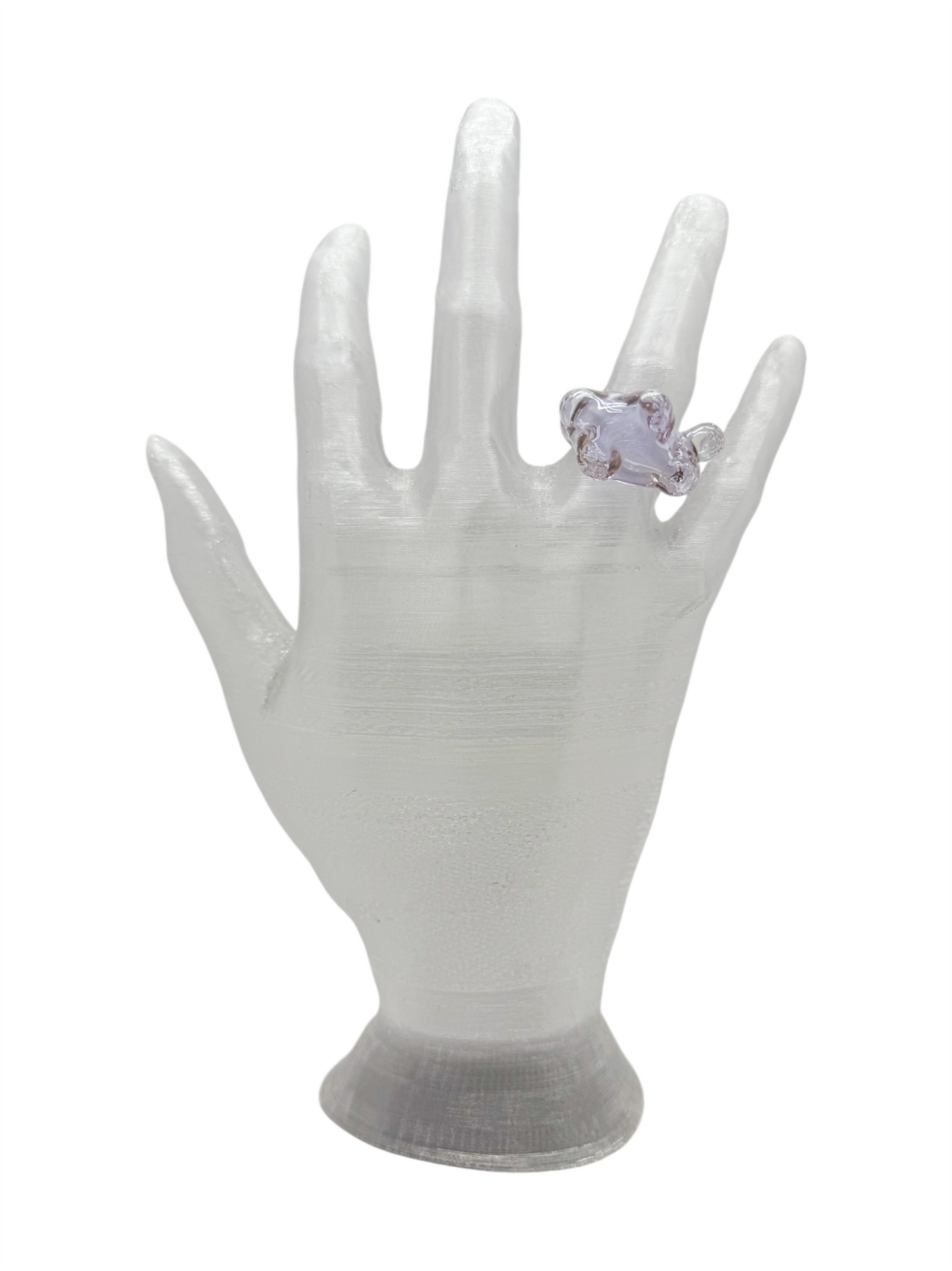 anillo vidrio lava