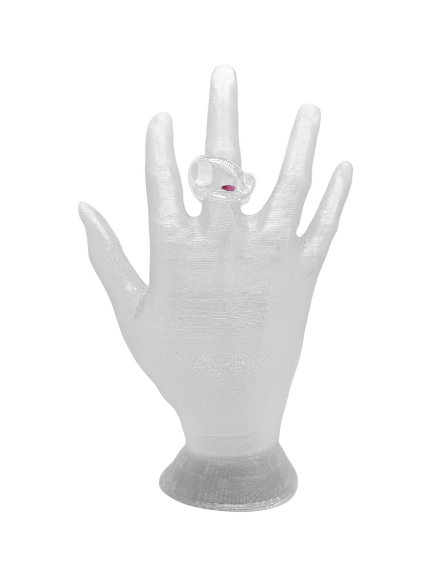anillo vidrio zircón