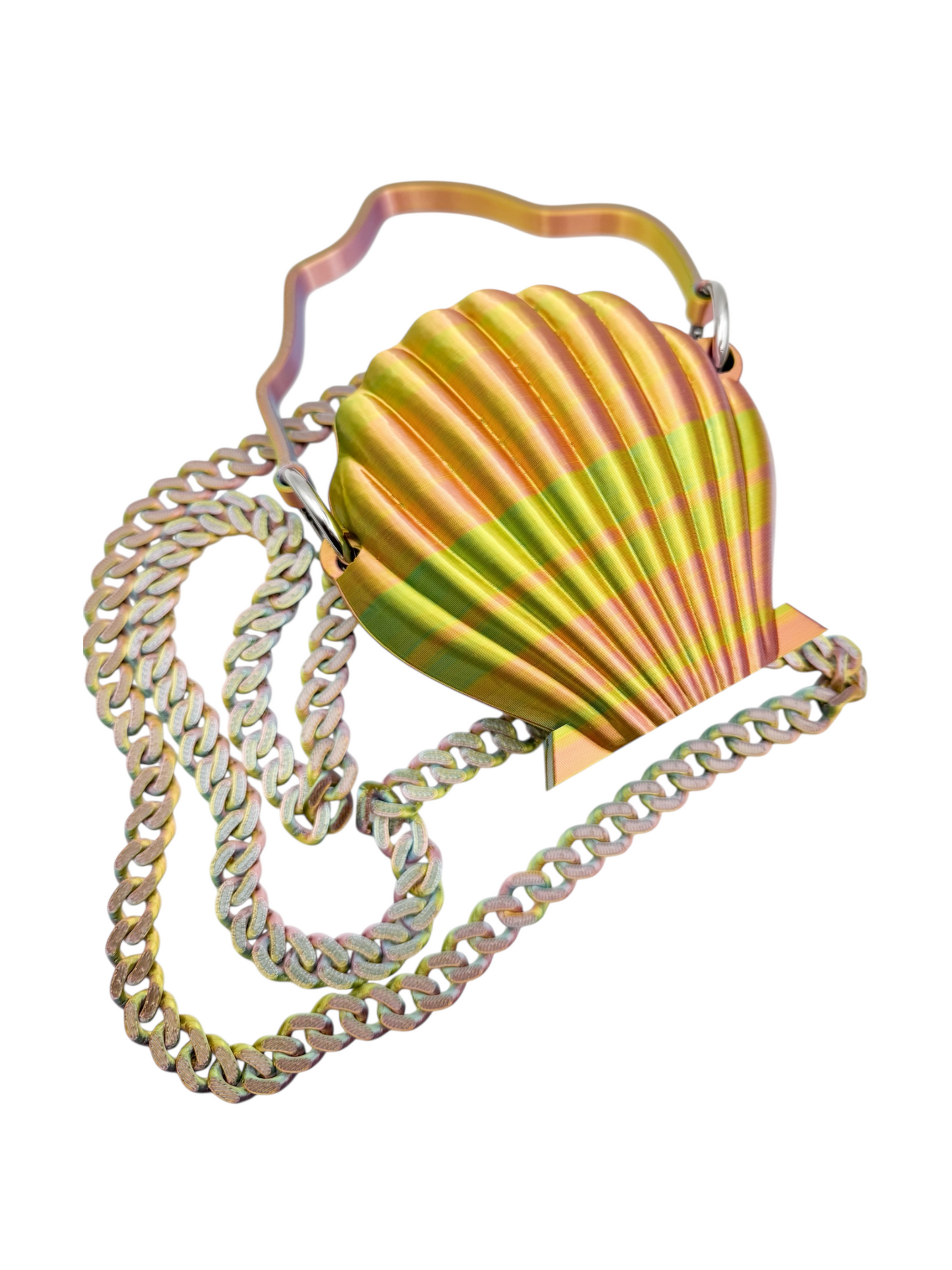 shell bag fucsia amarillo azul