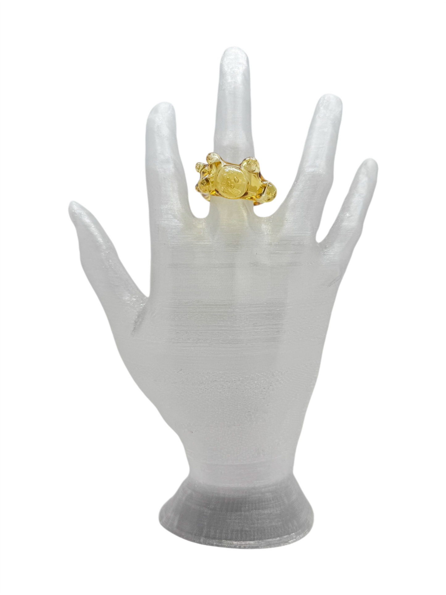 anillo vidrio lava