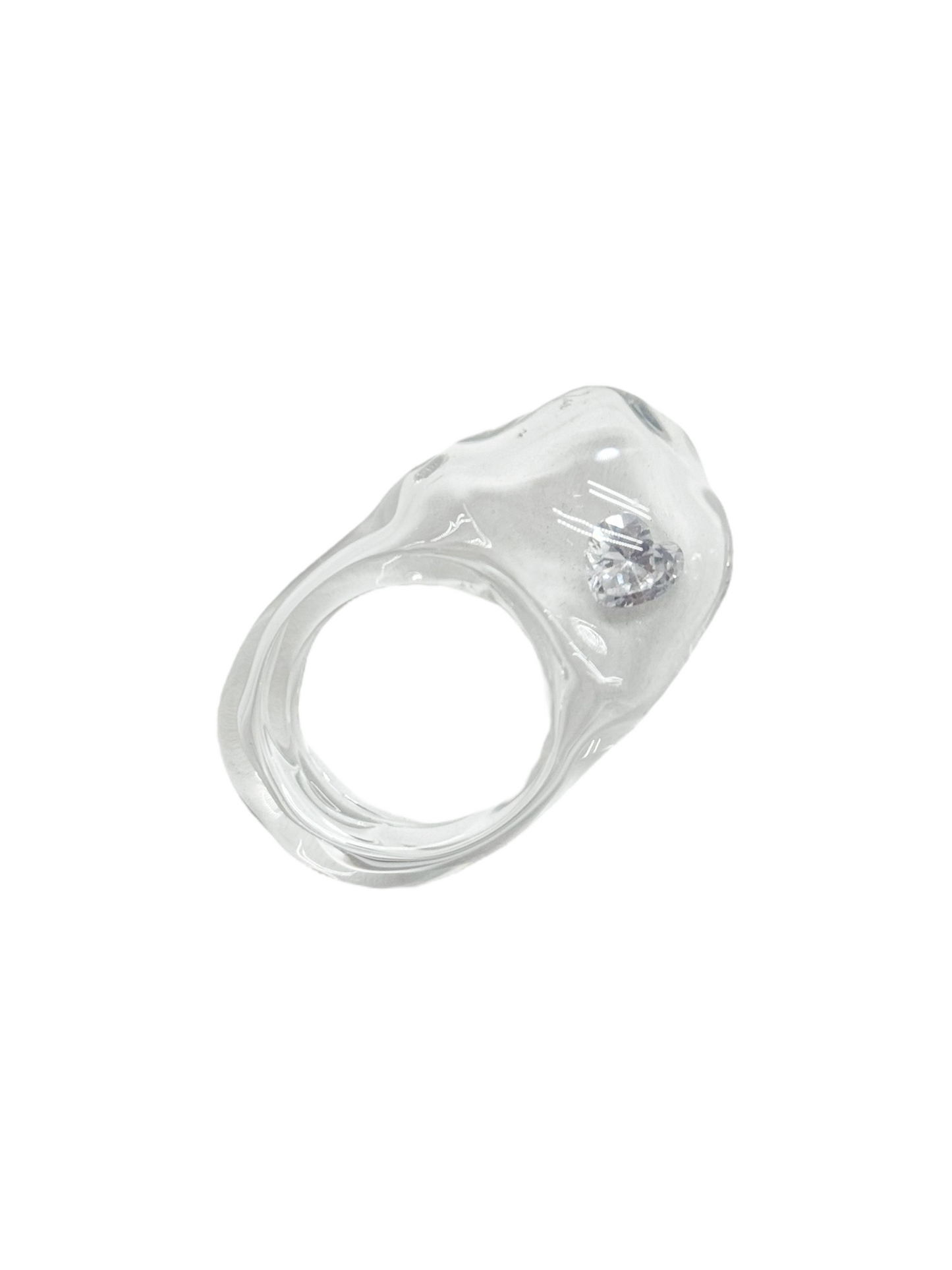 anillo vidrio zircón