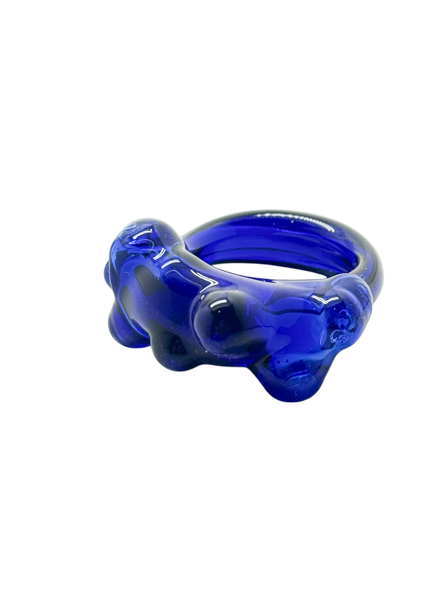 anillo vidrio lava