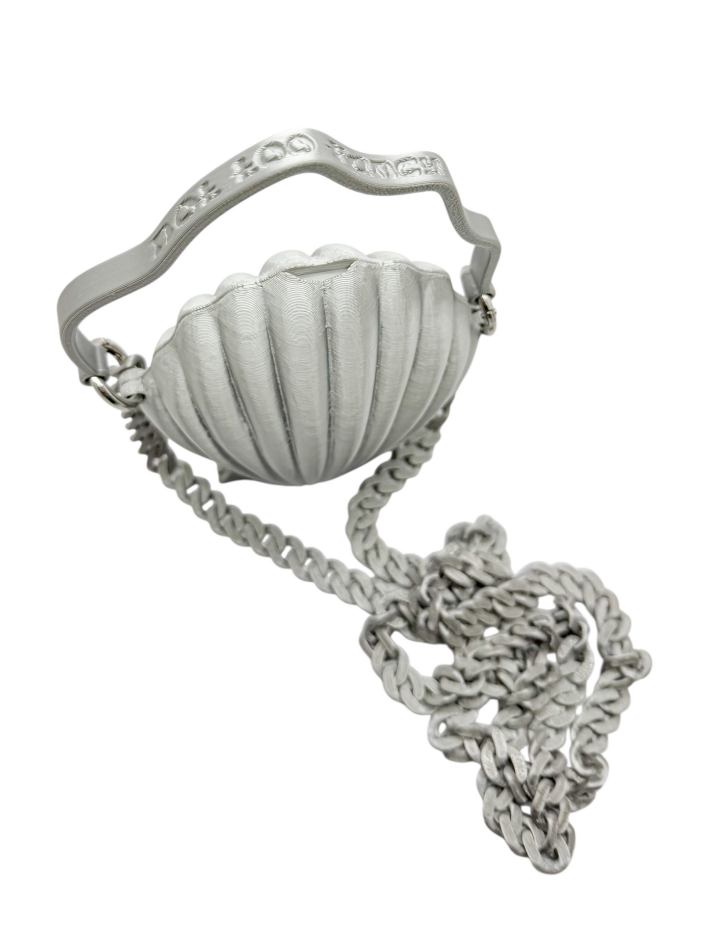 shell bag plateado