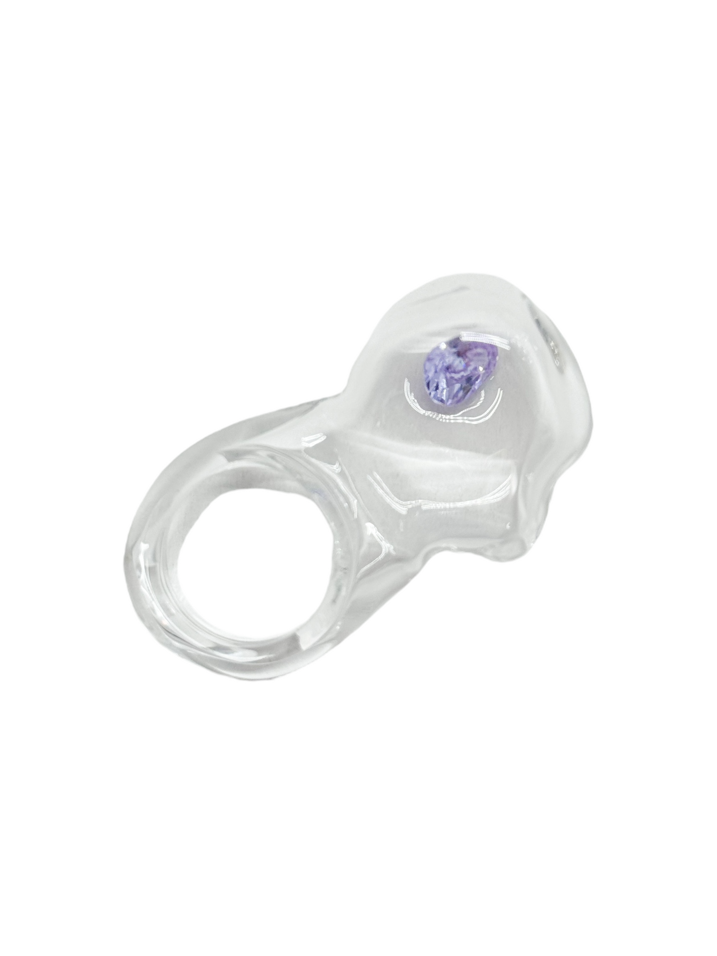 anillo vidrio zircón
