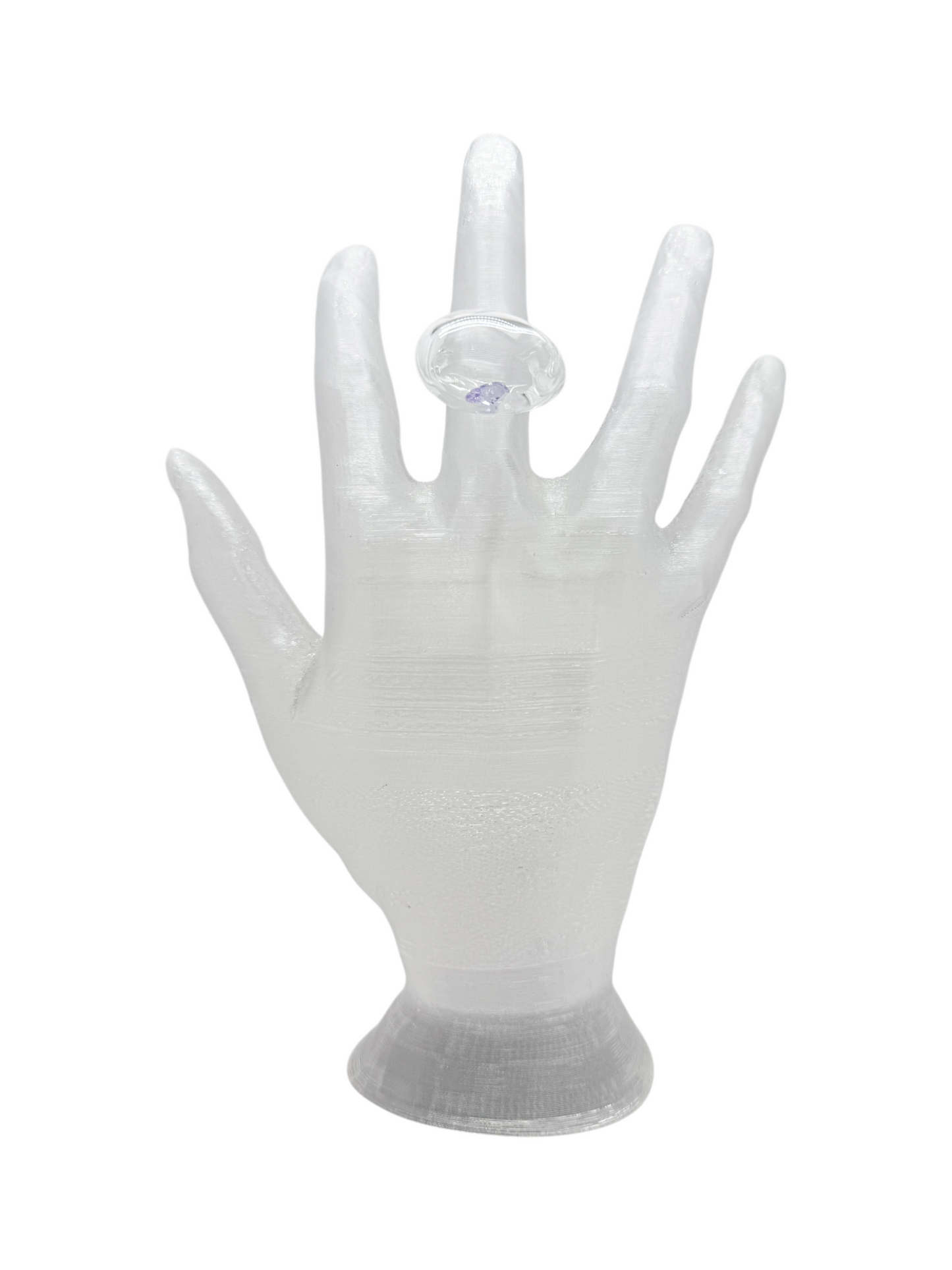 anillo vidrio zircón