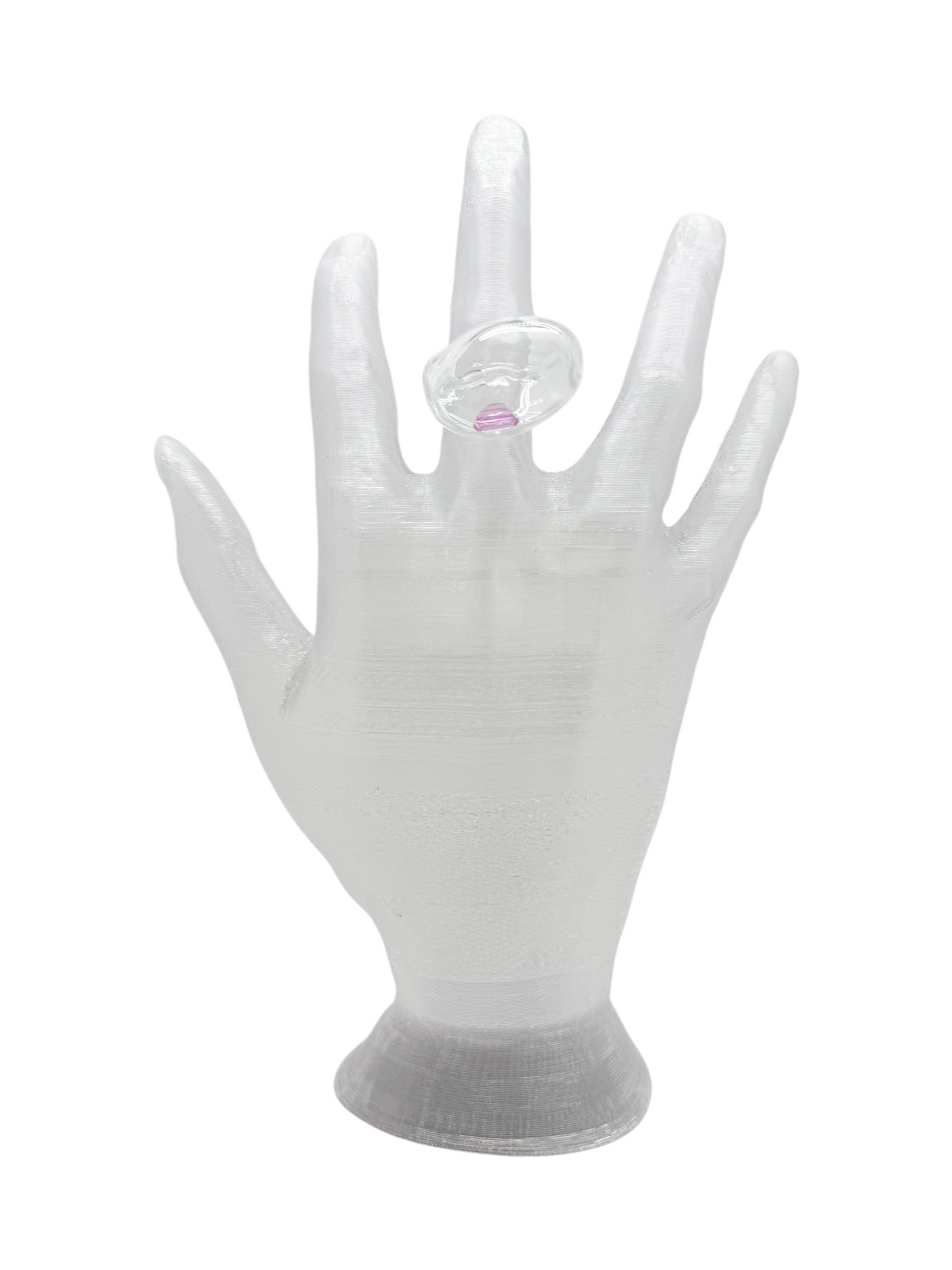 anillo vidrio zircón