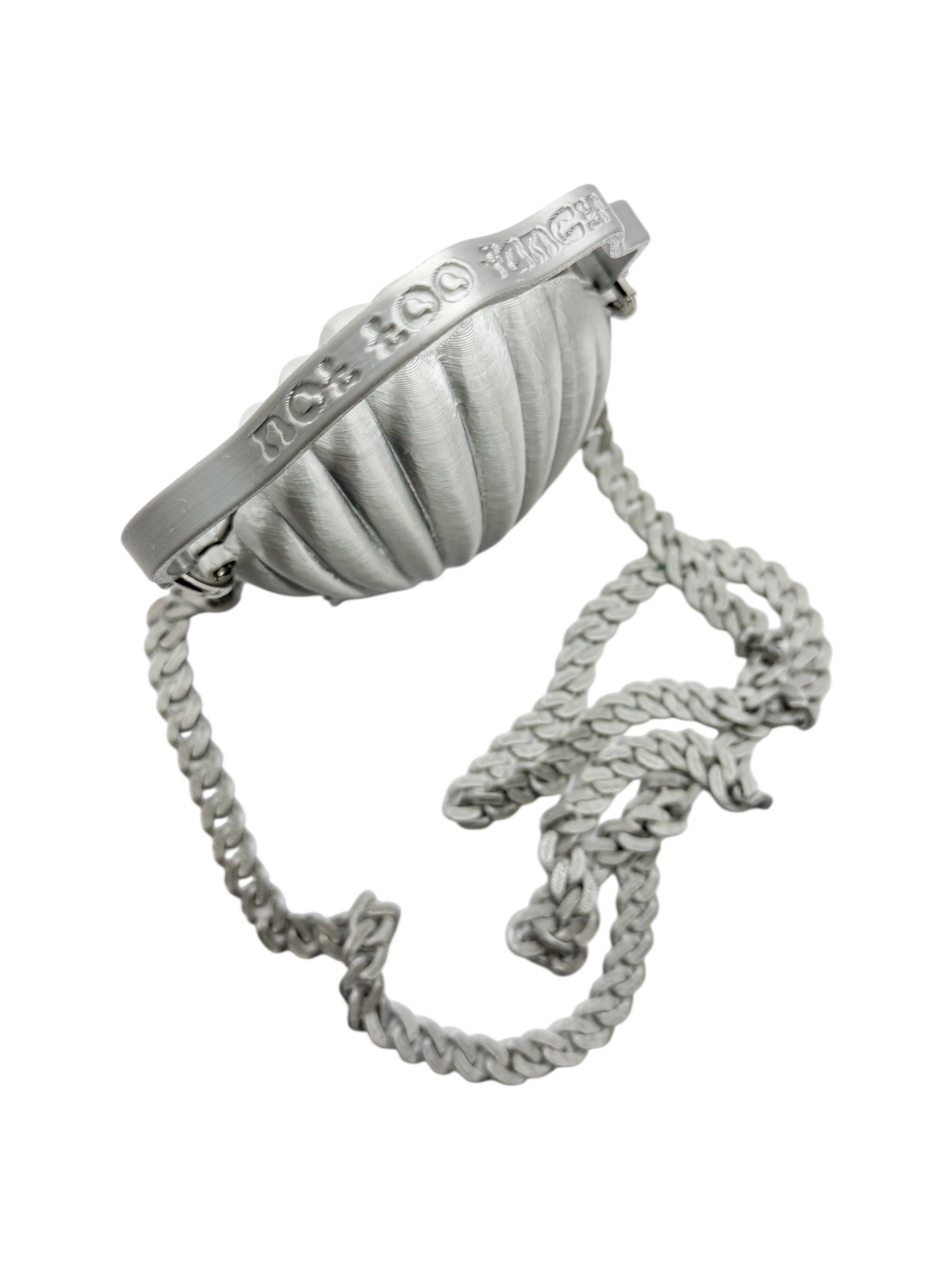 shell bag plateado