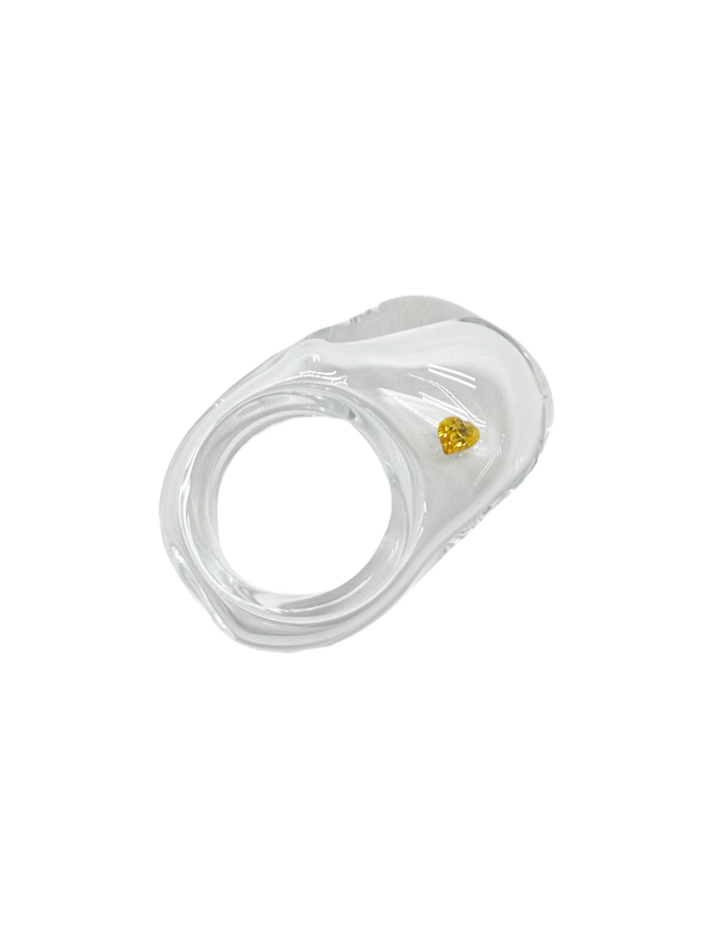 anillo vidrio zircón