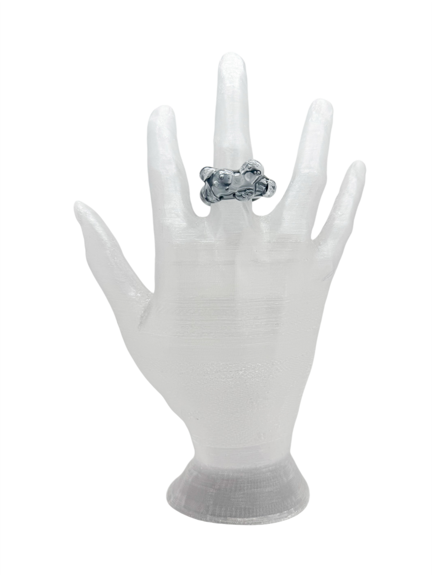 anillo vidrio lava