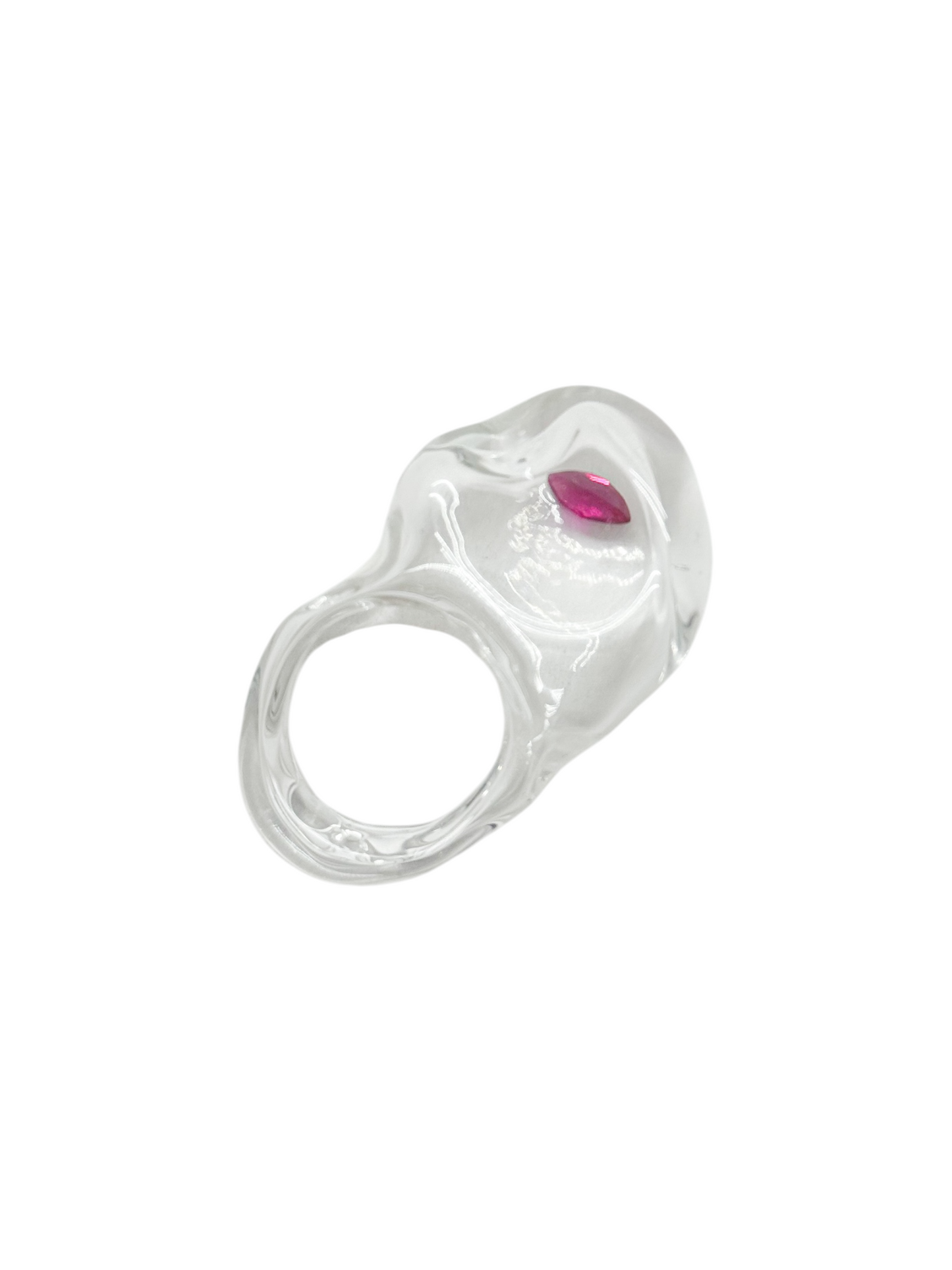 anillo vidrio zircón