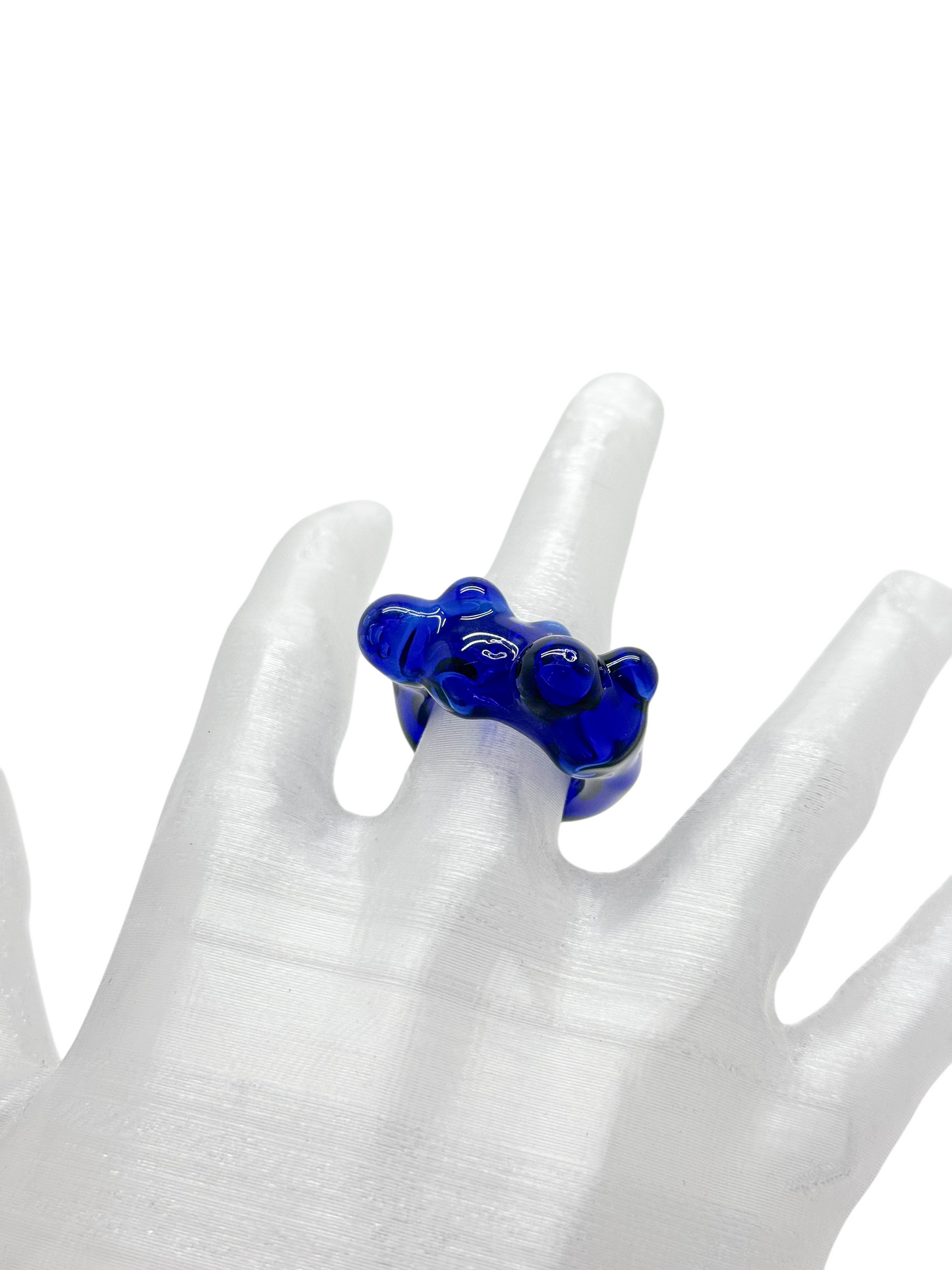 anillo vidrio lava
