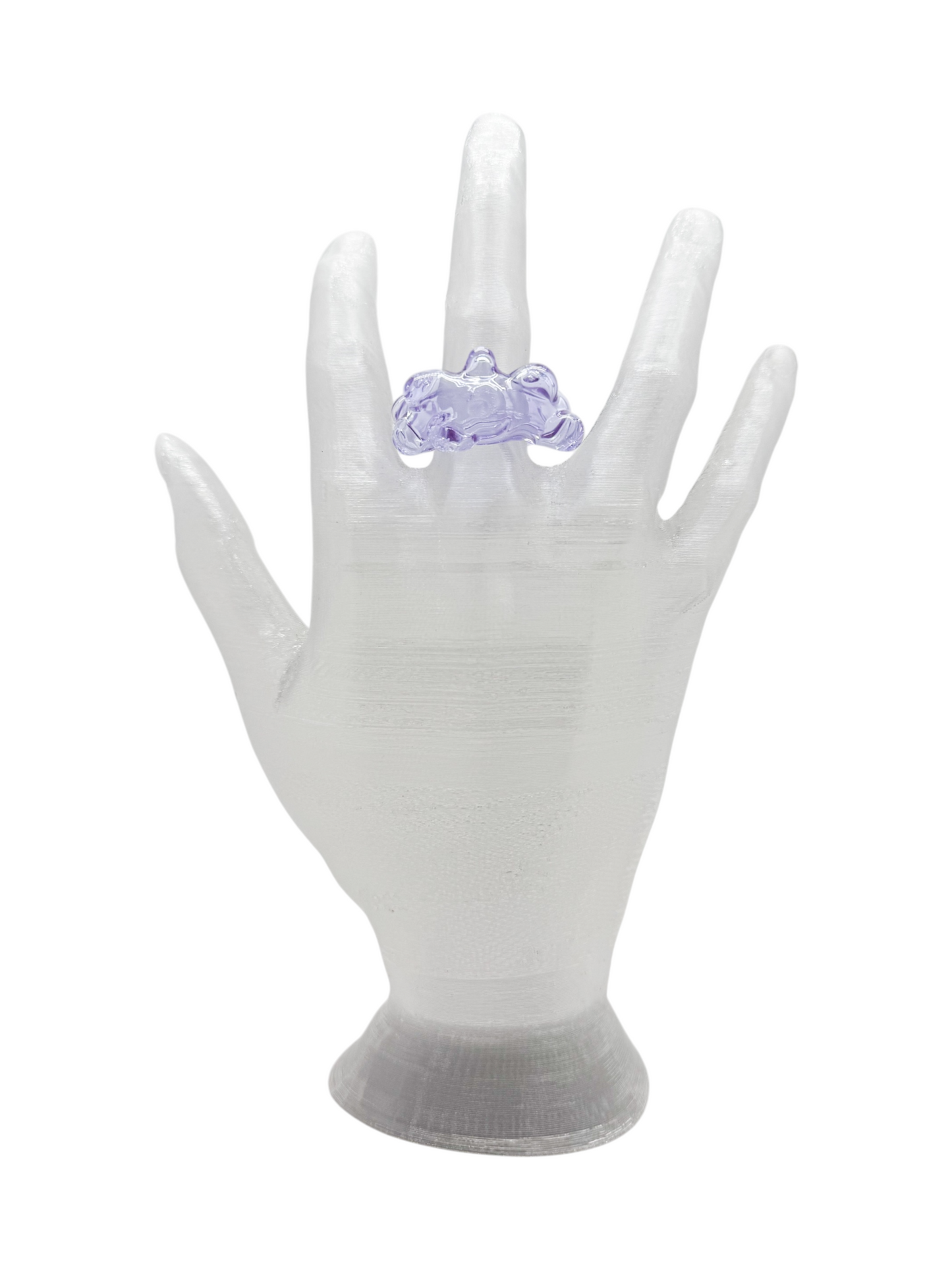 anillo vidrio lava