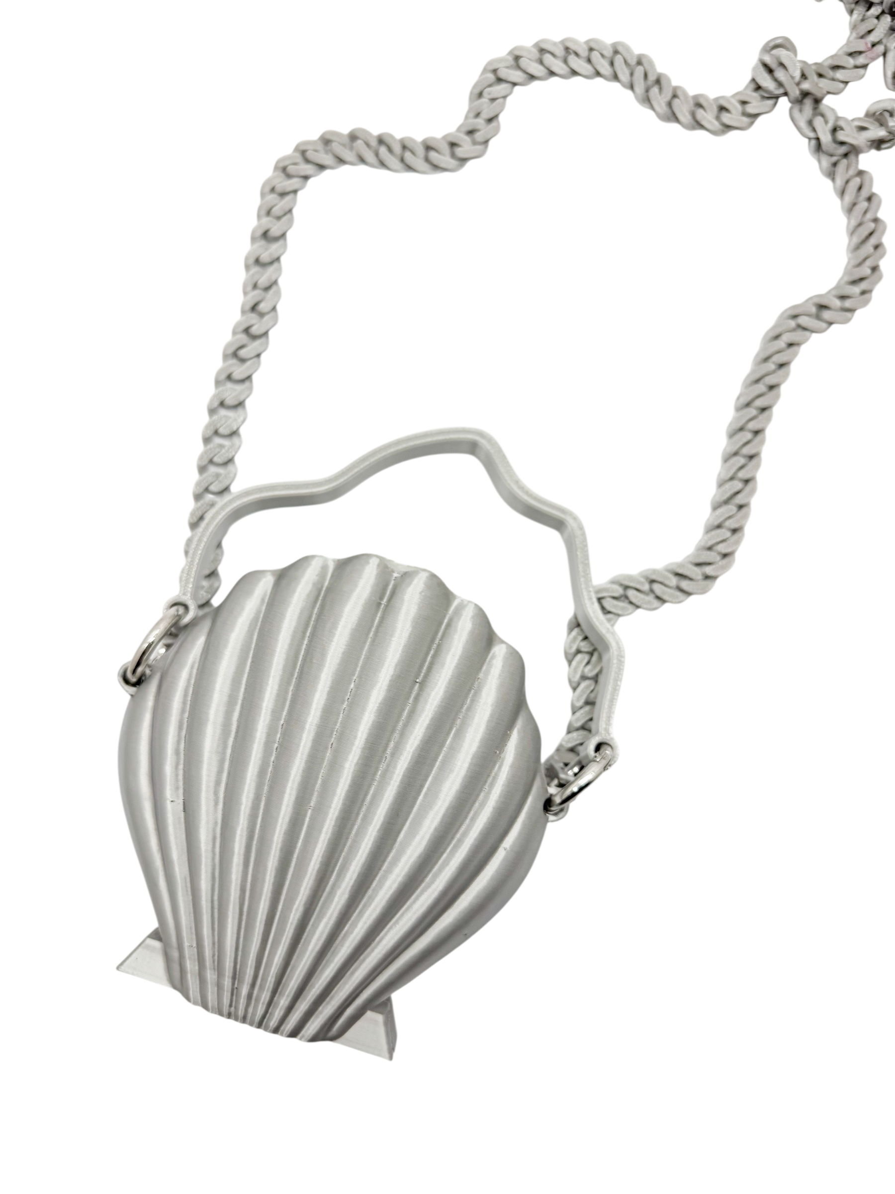 shell bag plateado