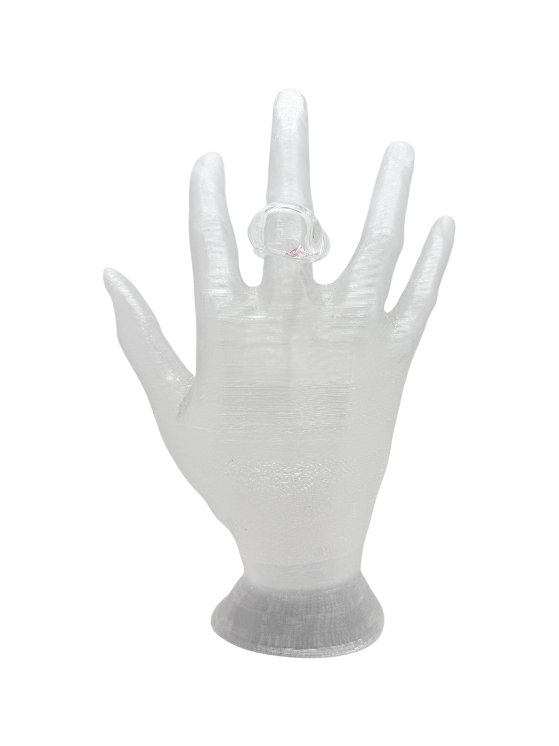 anillo vidrio zircón