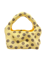 bolso grande cosmic water polka dots butter yellow