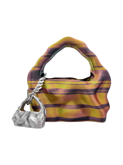 bolso grande cosmic water rojo, amarillo, verde, negro