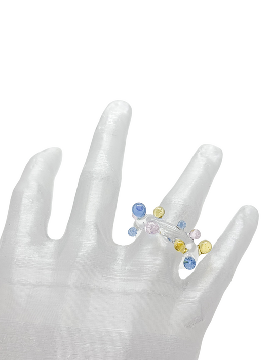 anillo vidrio átomo