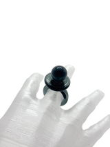 anillo vidrio chupo de la suerte