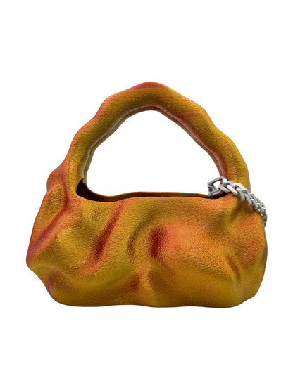 bolso grande cosmic water rojo, dorado, púrpura