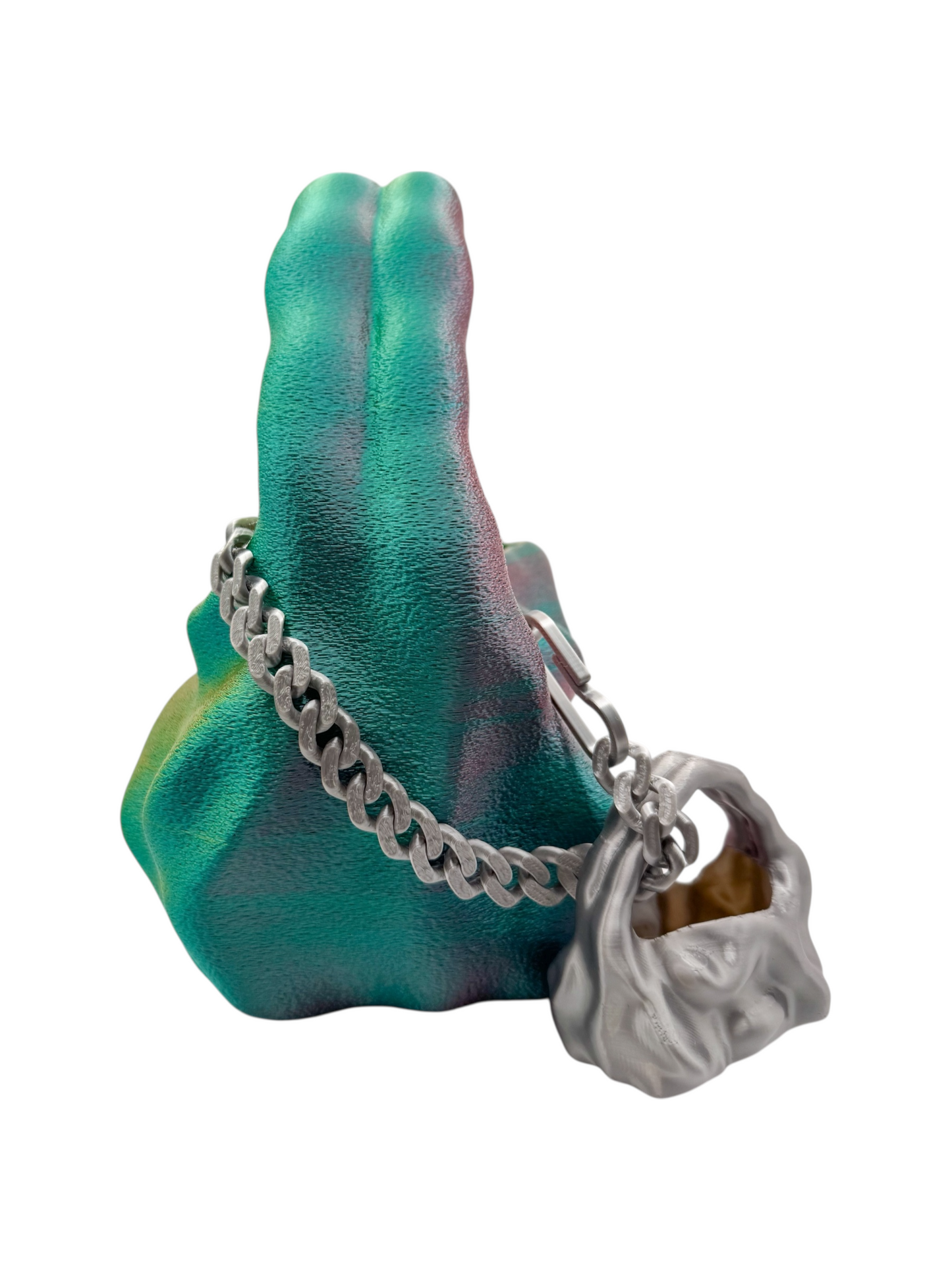 bolso grande cosmic water azul, rosado, amarillo