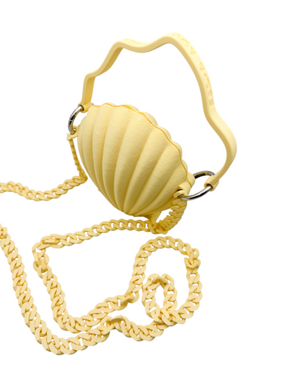 shell bag butter yellow