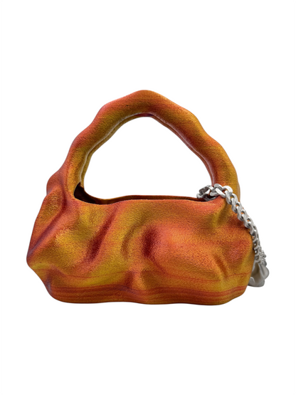 bolso grande cosmic water rojo, dorado, púrpura