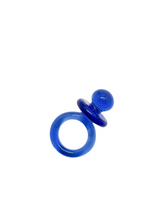 anillo vidrio chupo de la suerte