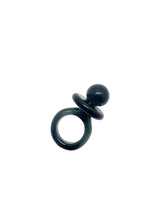 anillo vidrio chupo de la suerte