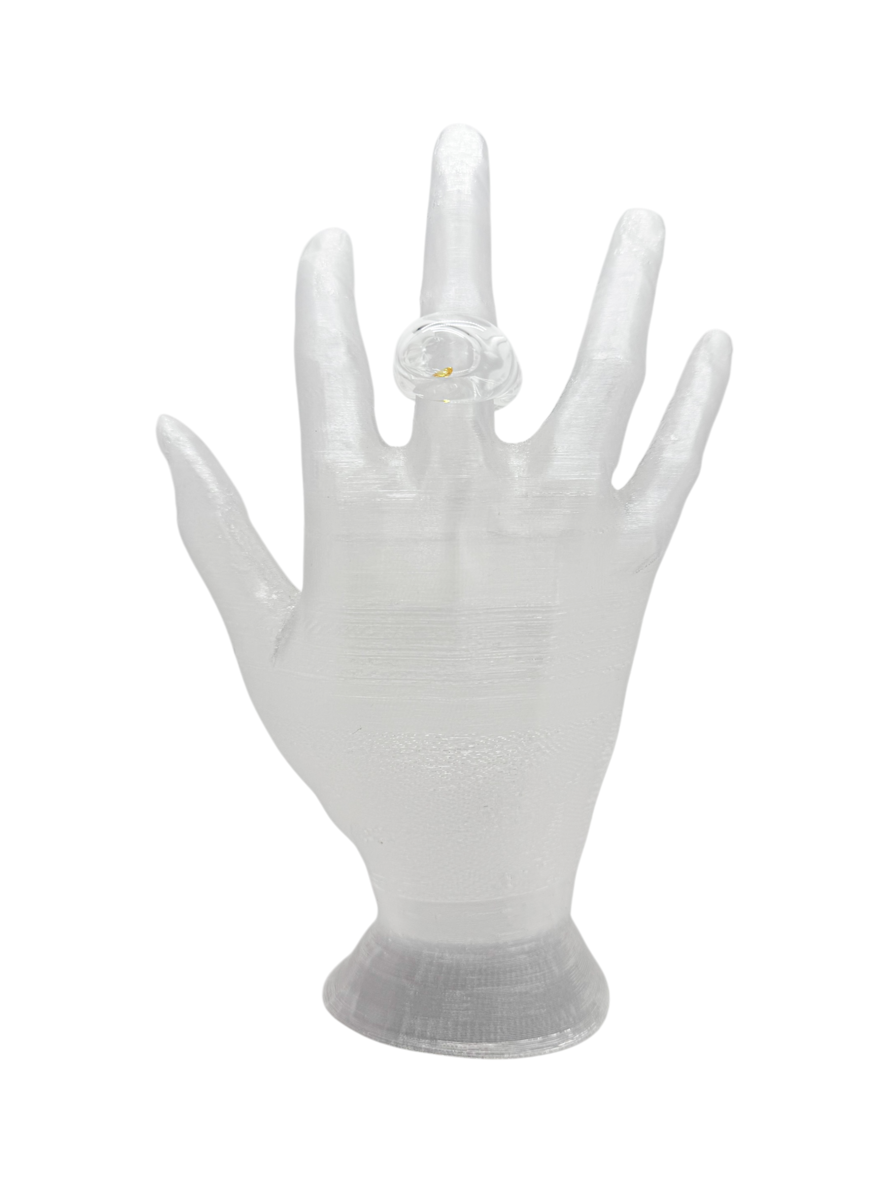 anillo vidrio zircón