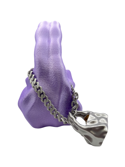 bolso grande cosmic water lila seda