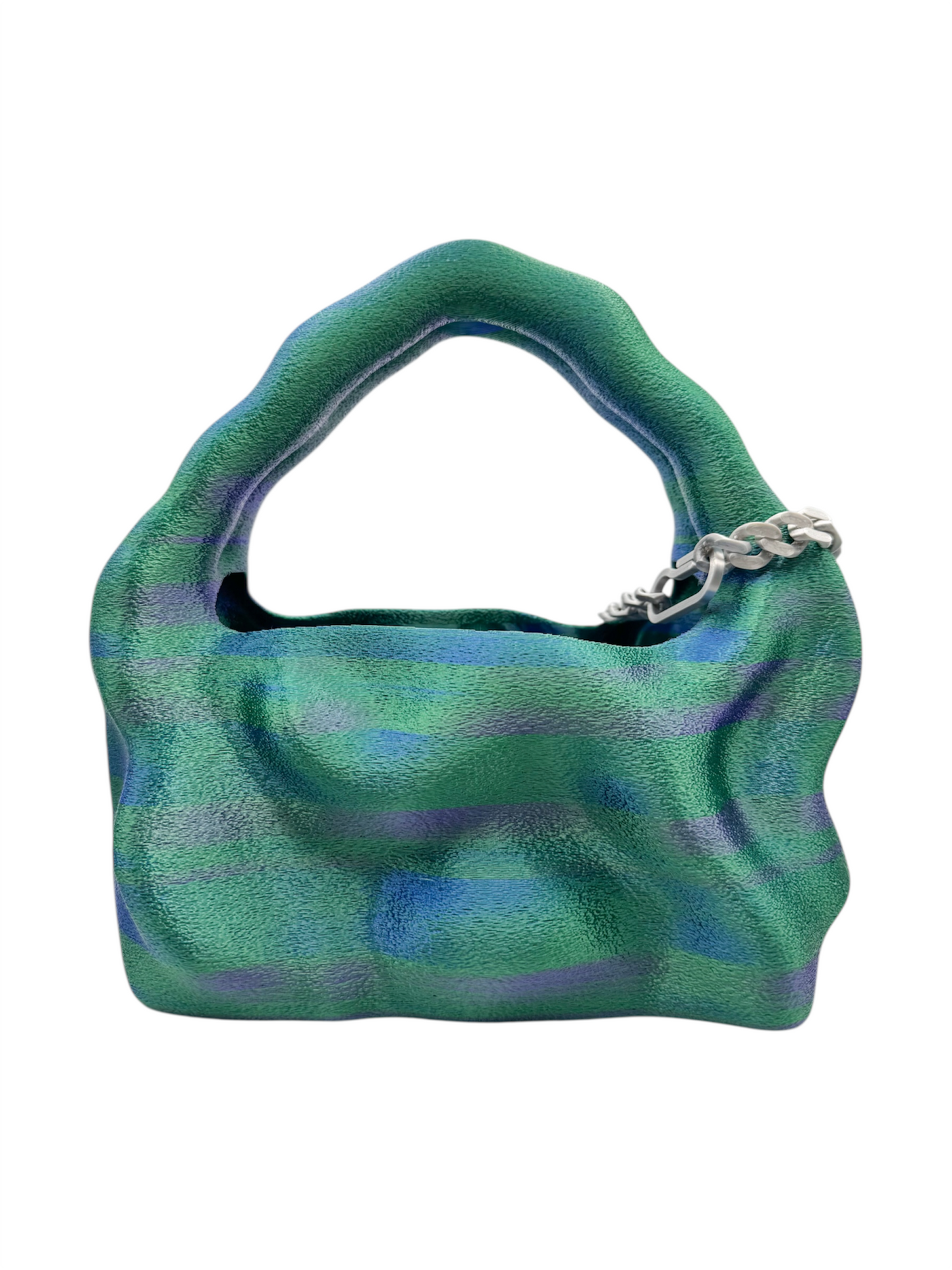 bolso grande cosmic water azul, verde, púrpura