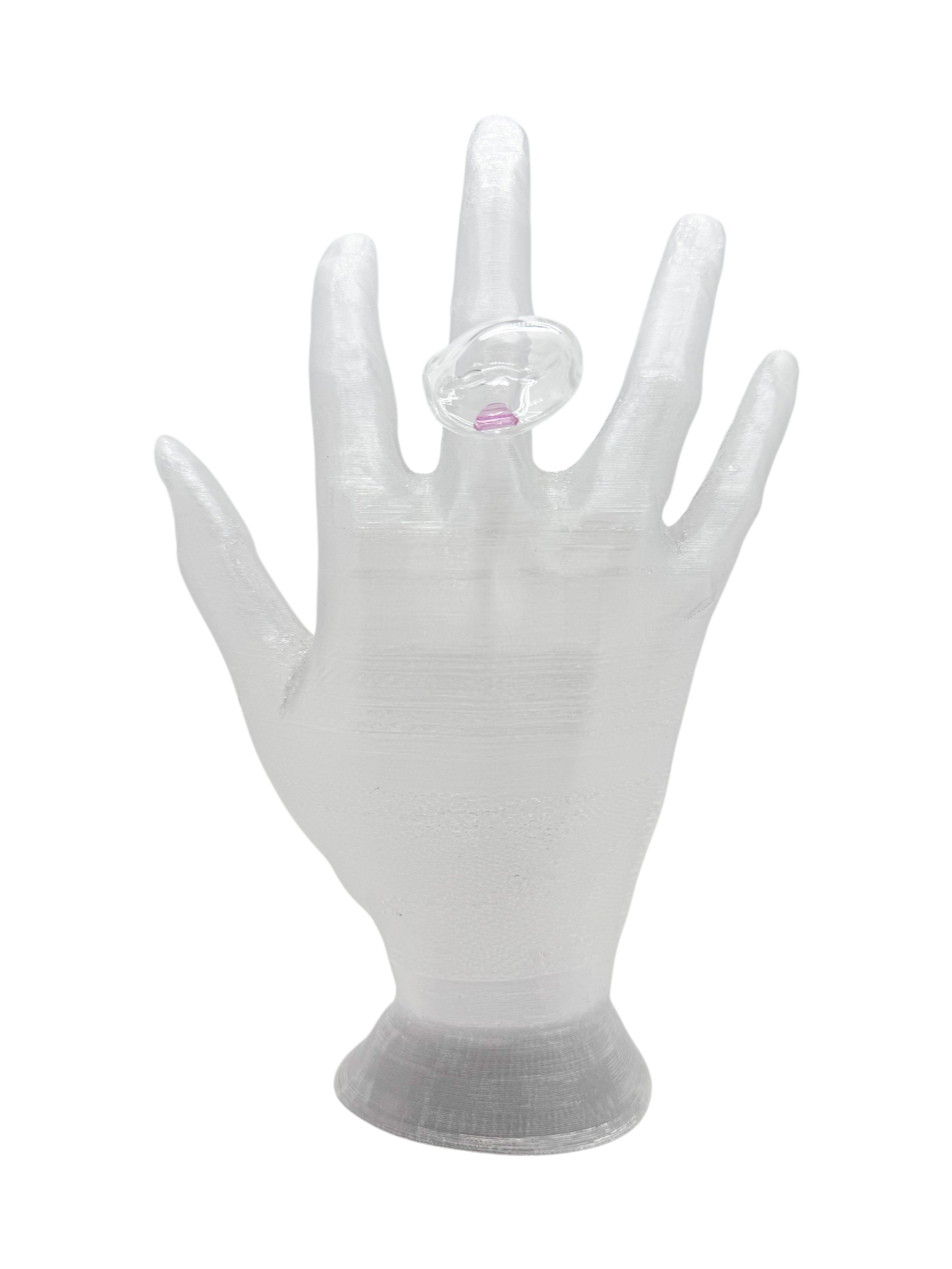 anillo vidrio zircón