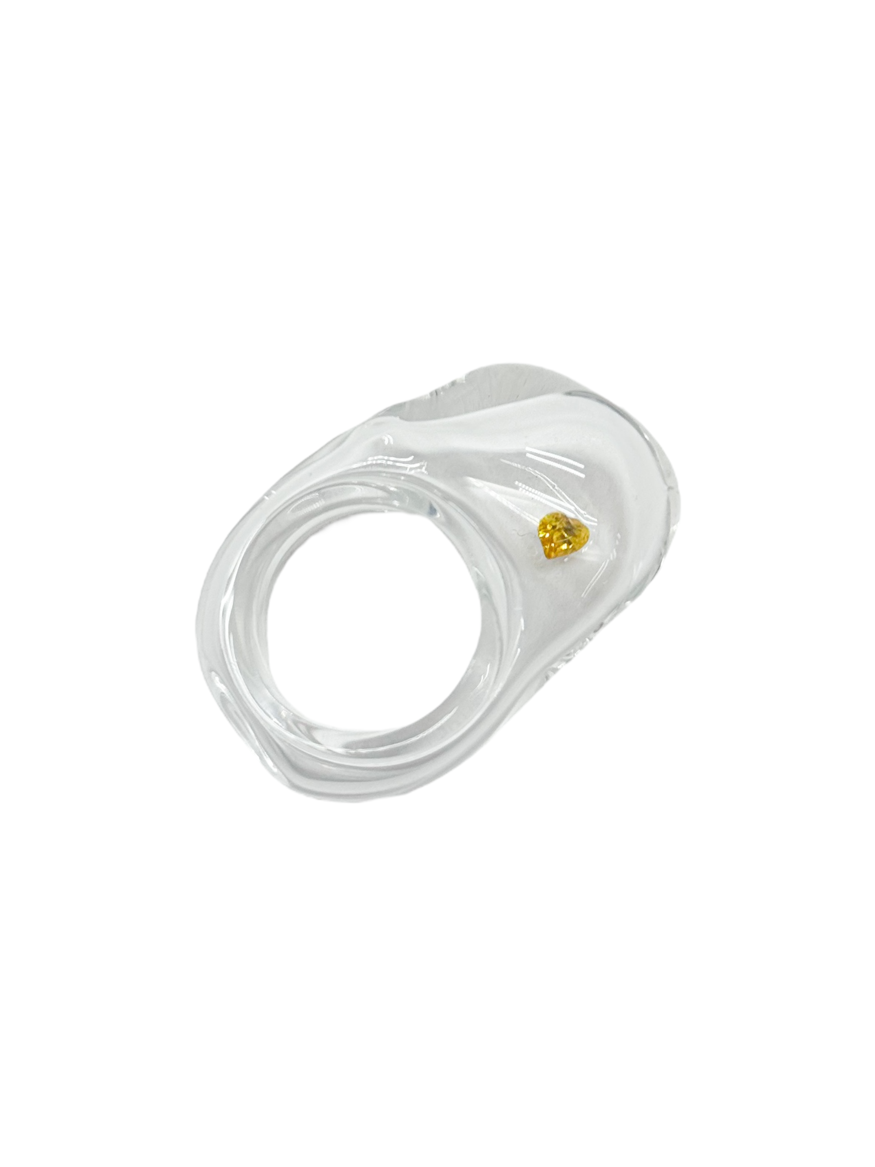 anillo vidrio zircón