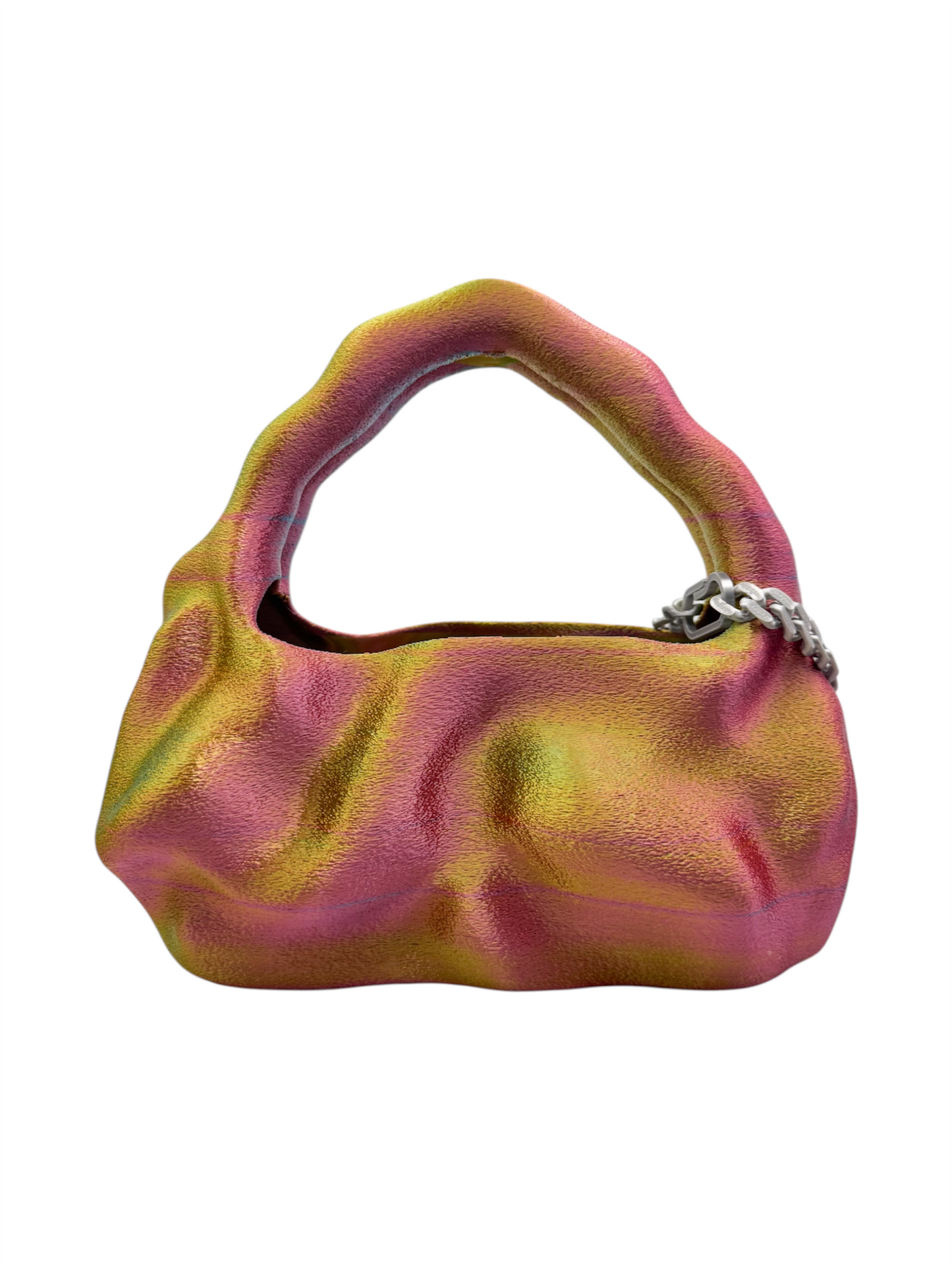 bolso grande cosmic water fucsia, amarillo, verde