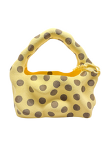 bolso grande cosmic water polka dots butter yellow