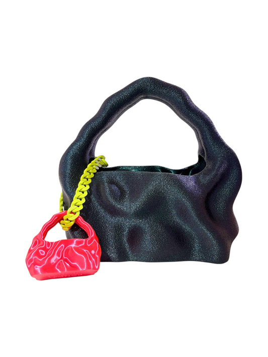 bolso grande cosmic water glitter galaxia