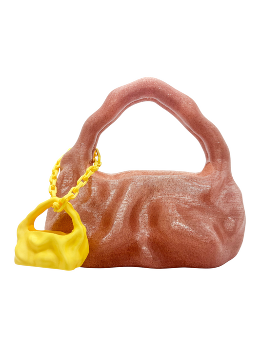 big bag cosmic glitter rojo