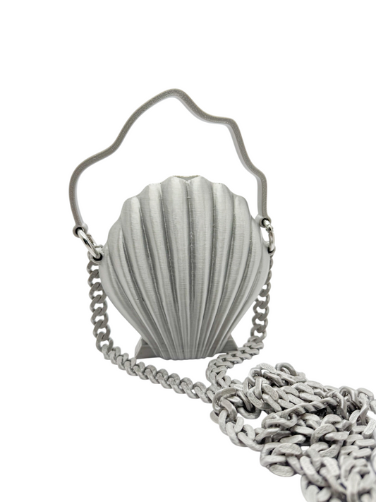 shell bag plateado