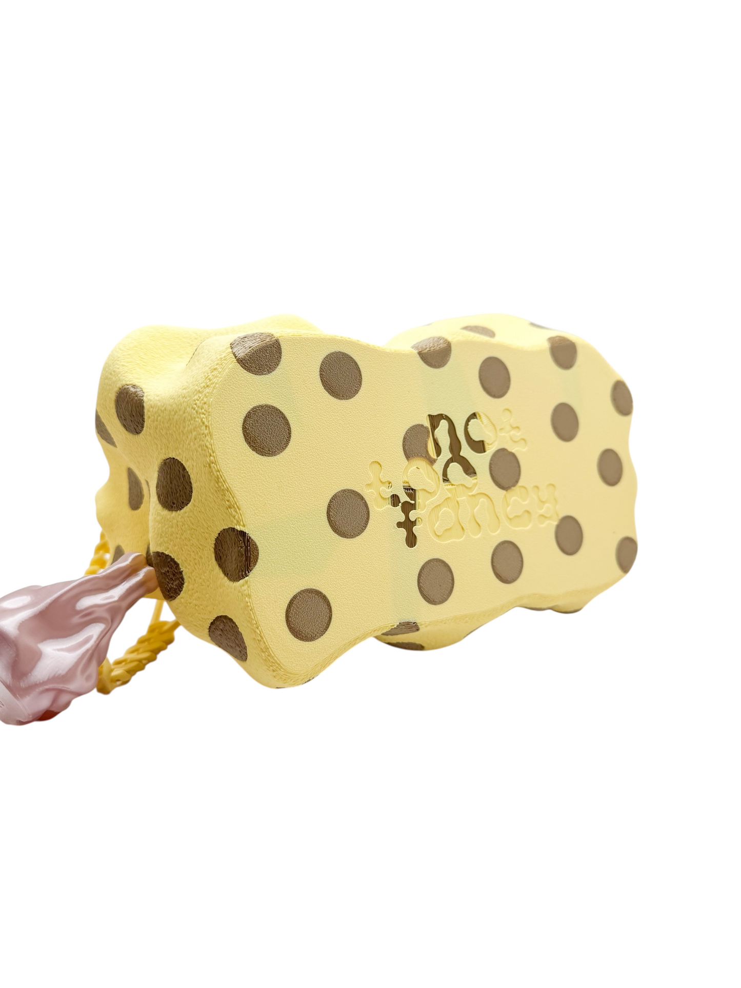 bolso grande cosmic water polka dots baby yellow
