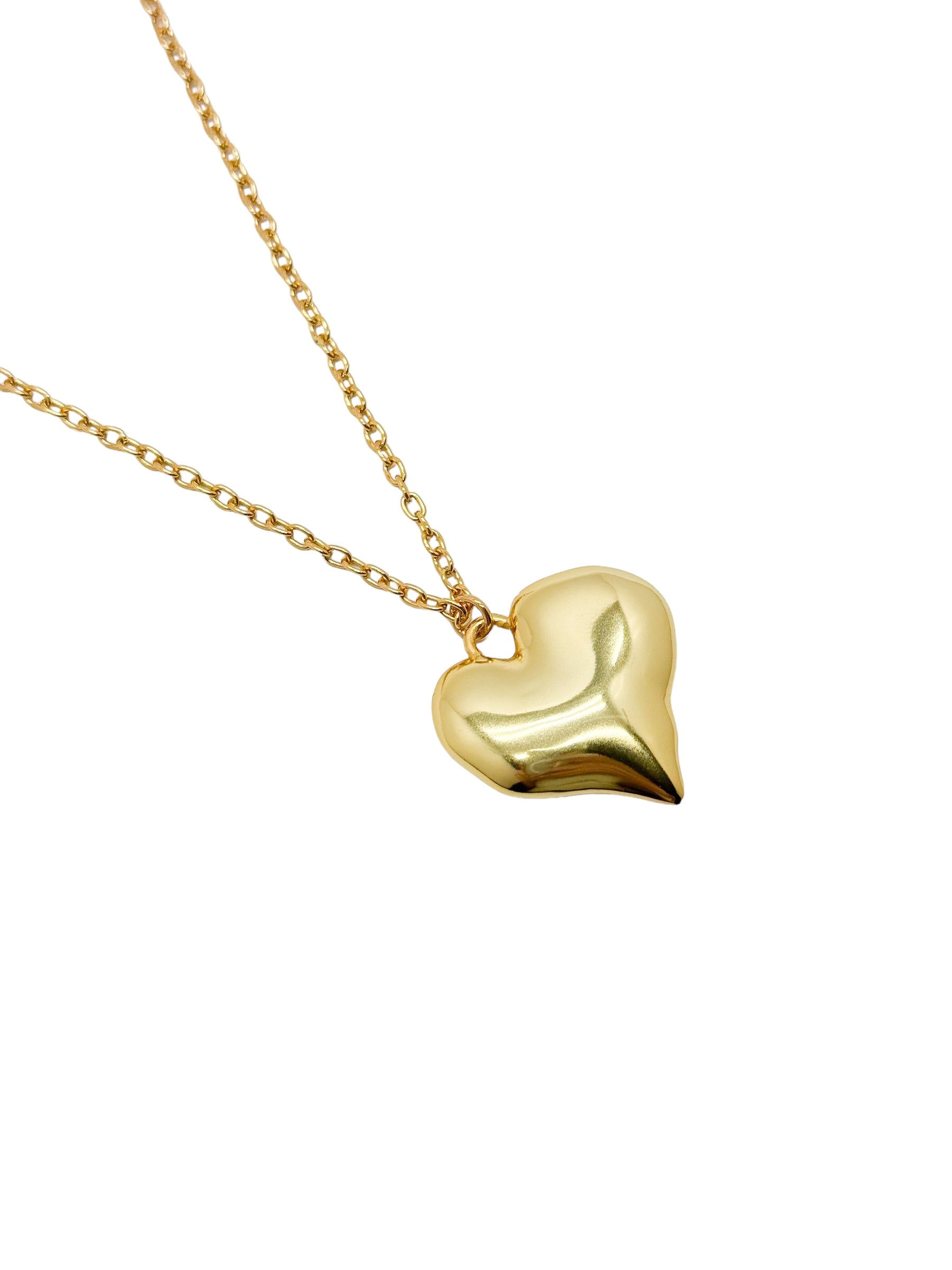 cadena corazón cosmic water gold