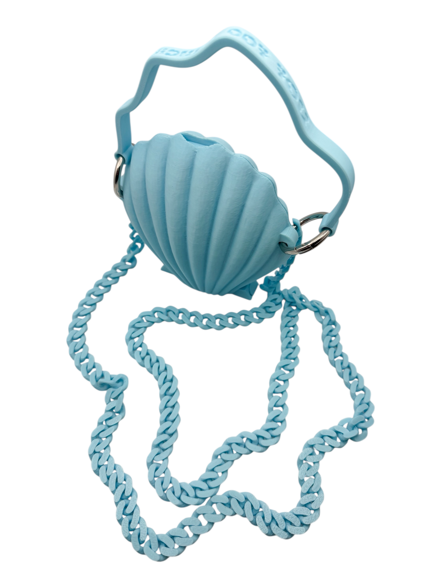 shell bag baby blue
