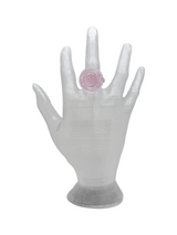 anillo vidrio chupo de la suerte