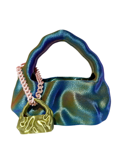 bolso grande cosmic water rojo azul amarillo
