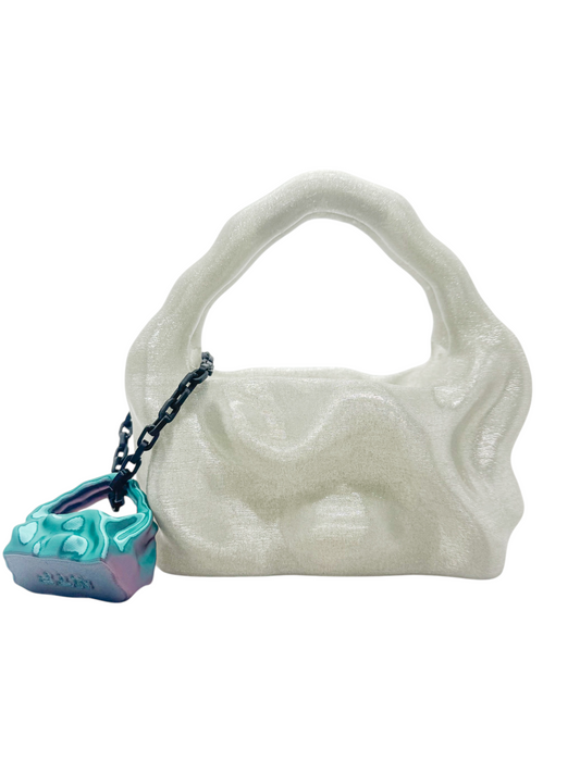 big bag cosmic glitter transparente
