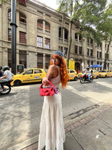 bolso grande cosmic water rosado fuzzy