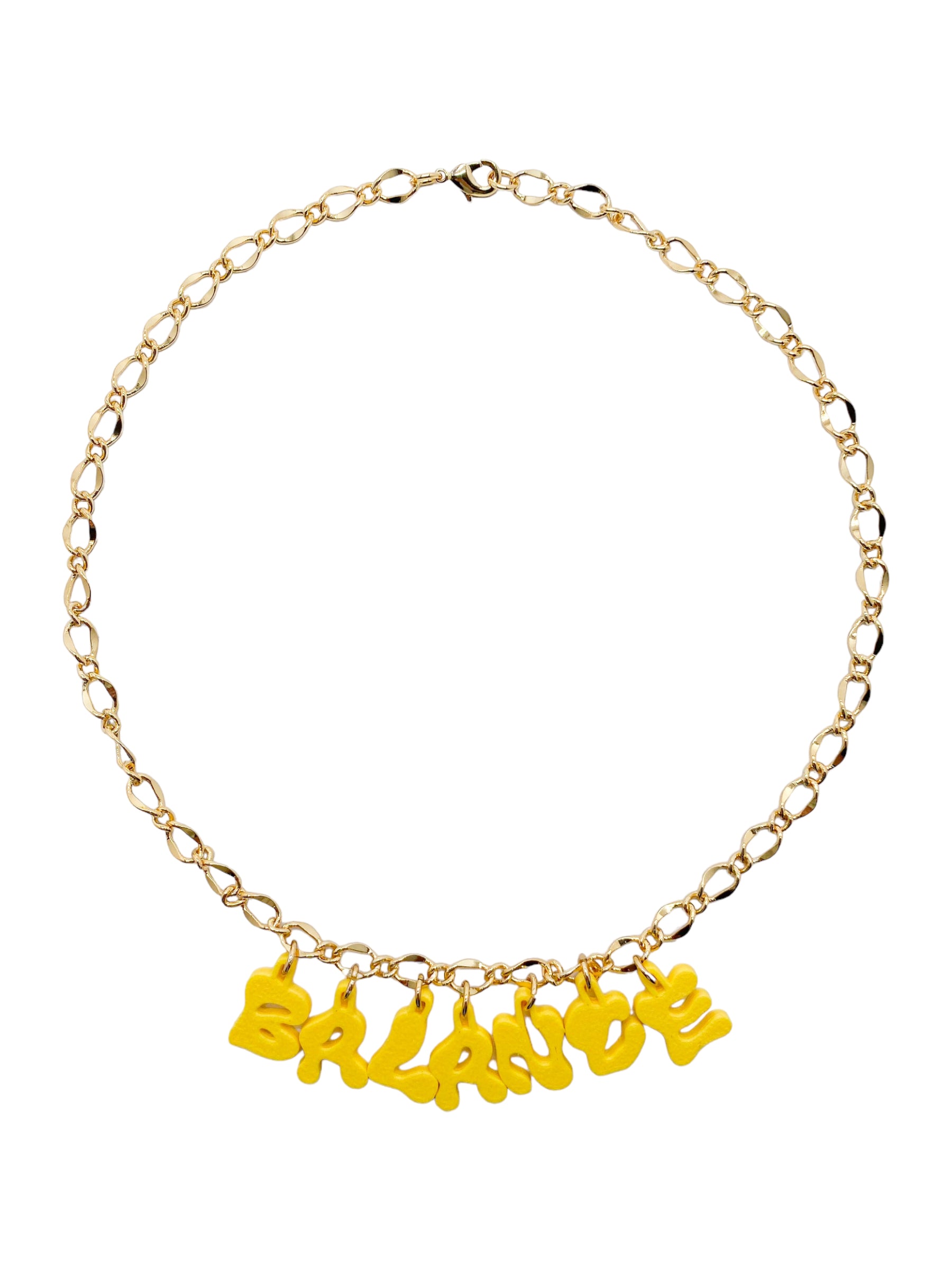 3D custom necklace 7 letters