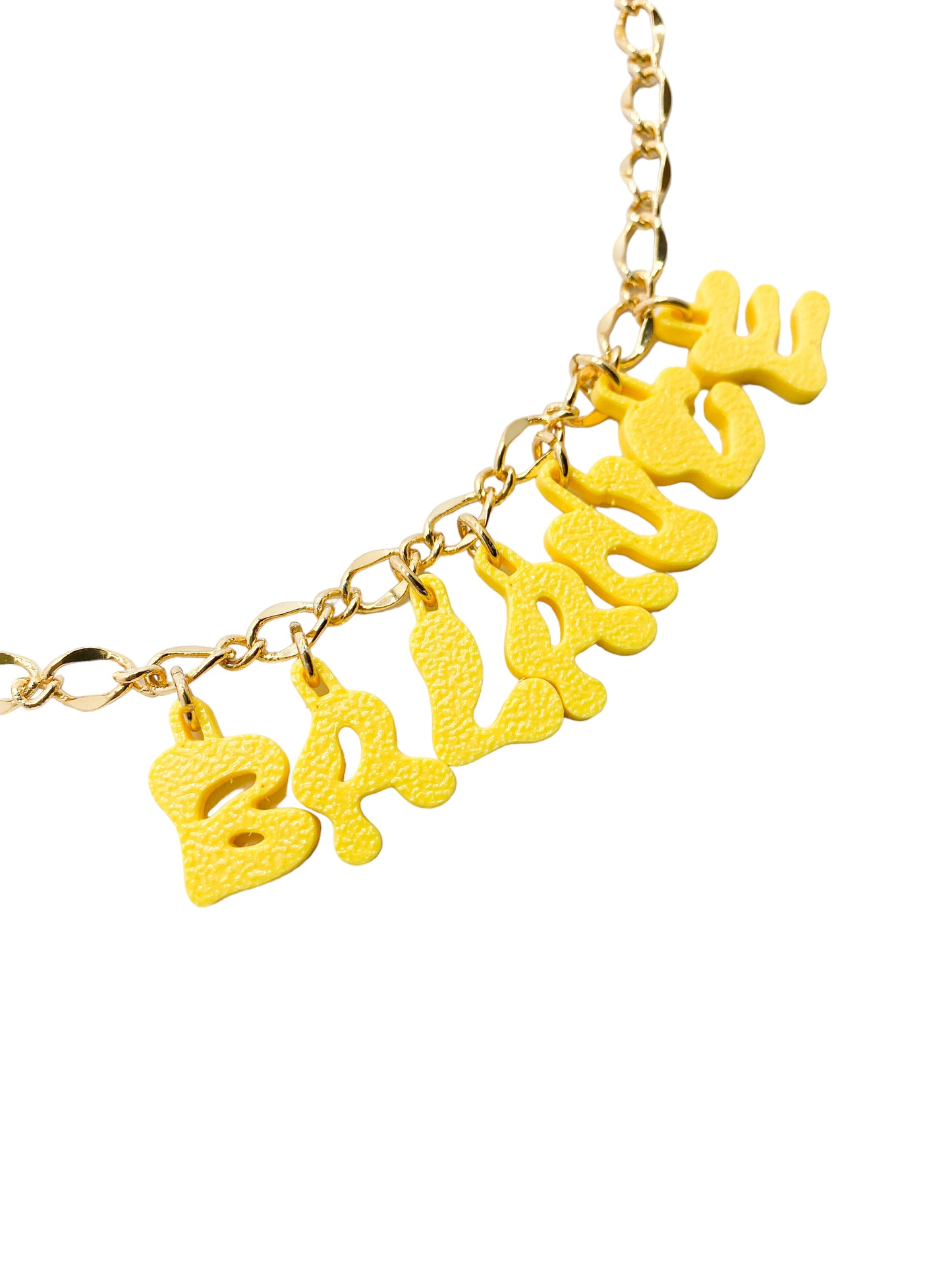 3D custom necklace 7 letters