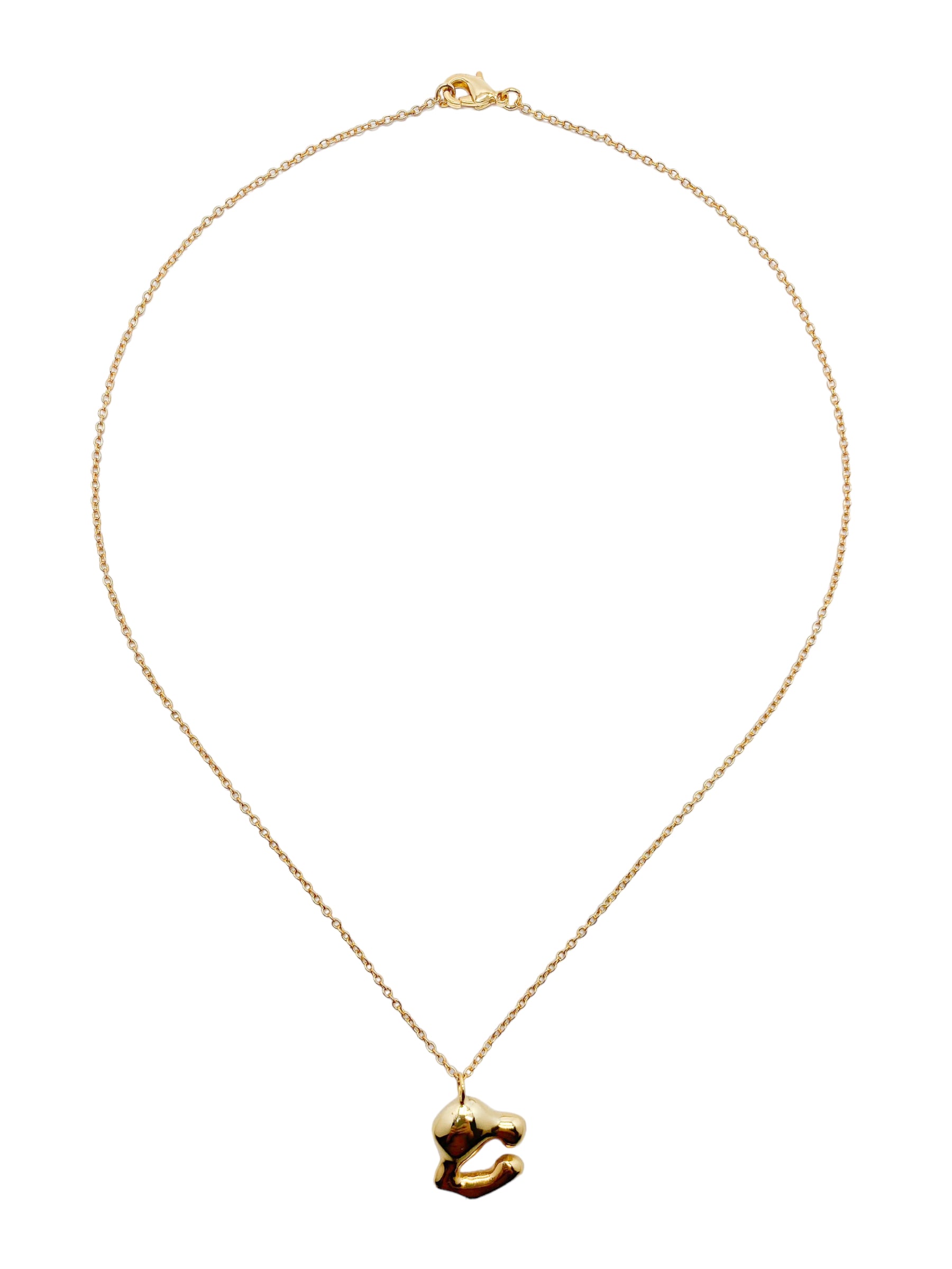 cadena letra cosmic water gold