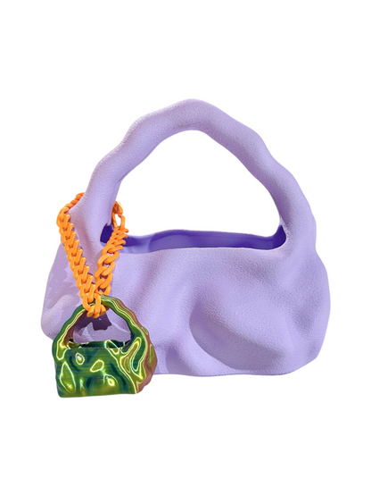 bolso grande cosmic water lila pastel